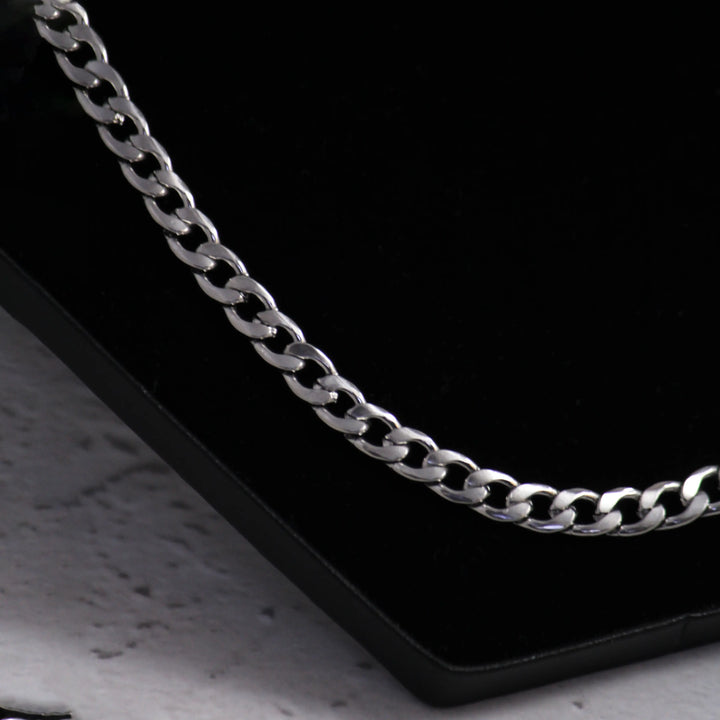 Punk Silver Thick Chain