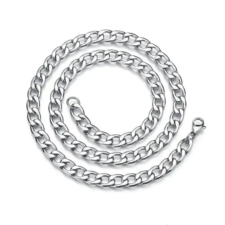 Punk Silver Thick Chain - Salty Accessories