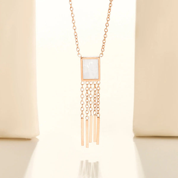 Quirky Chic Rose Gold Necklace
