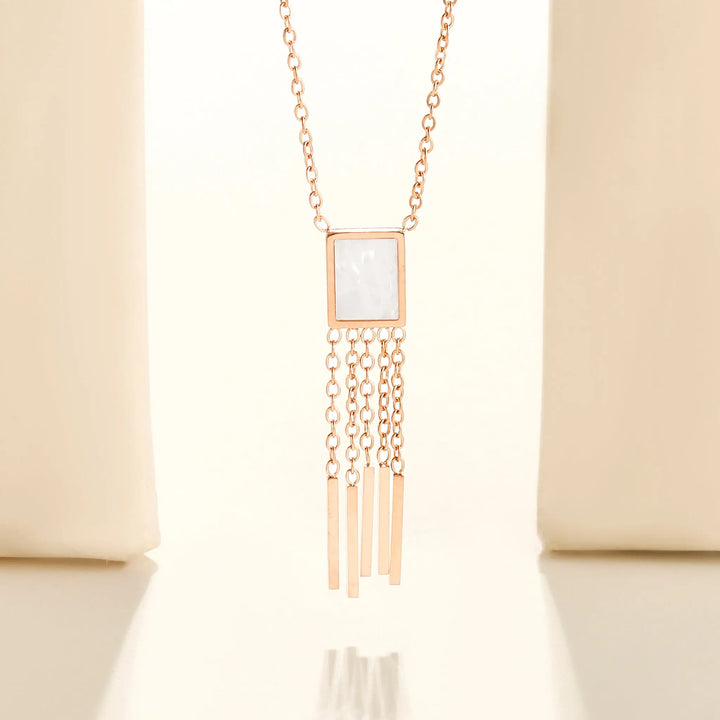 Quirky Chic Rose Gold Necklace - Salty Accessories