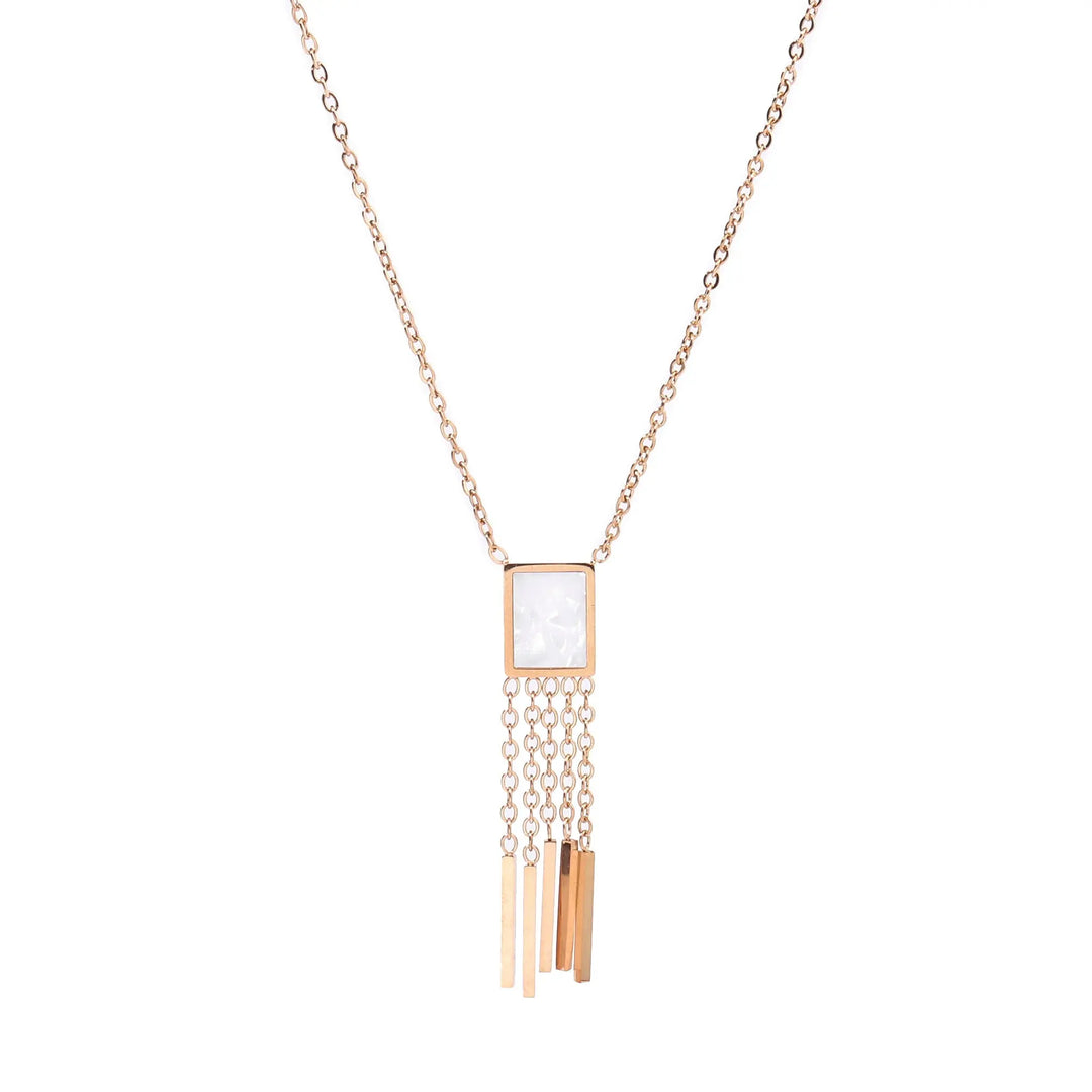 Quirky Chic Rose Gold Necklace - Salty Accessories
