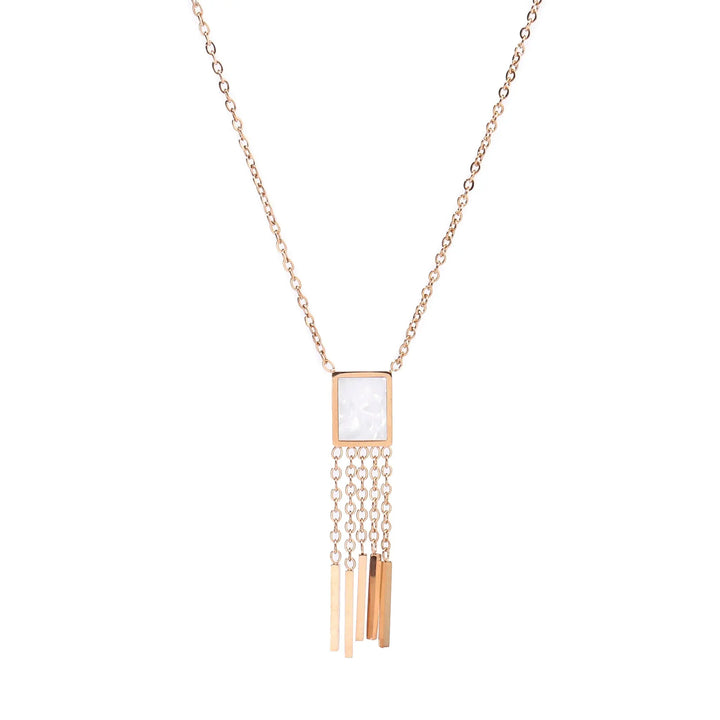 Quirky Chic Rose Gold Necklace - Salty Accessories