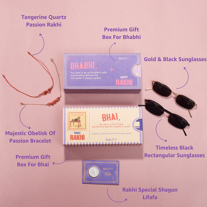 Special Rakhi Gift Boxes Set for Bhaiya Bhabhi