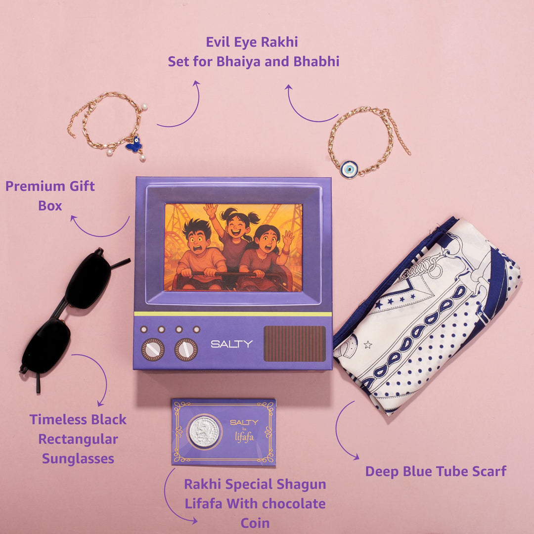 The Couple Edit Rakhi TV Gift Hamper For Bhaiya and Bhabhi