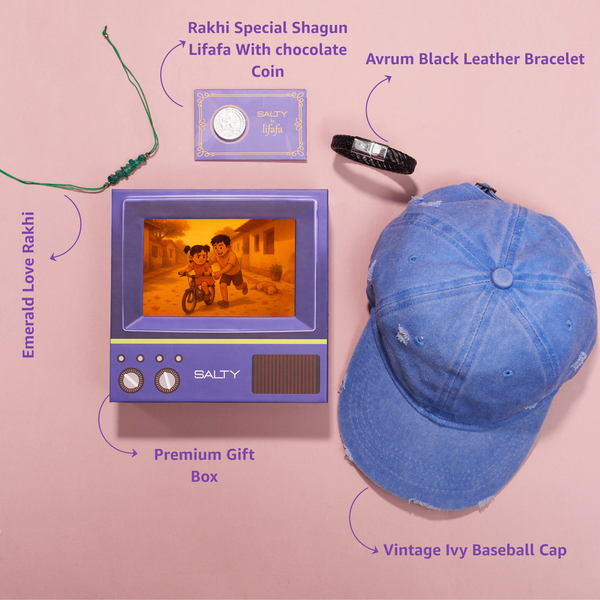 Salty Special Rakhi TV Gift Hamper for Brother