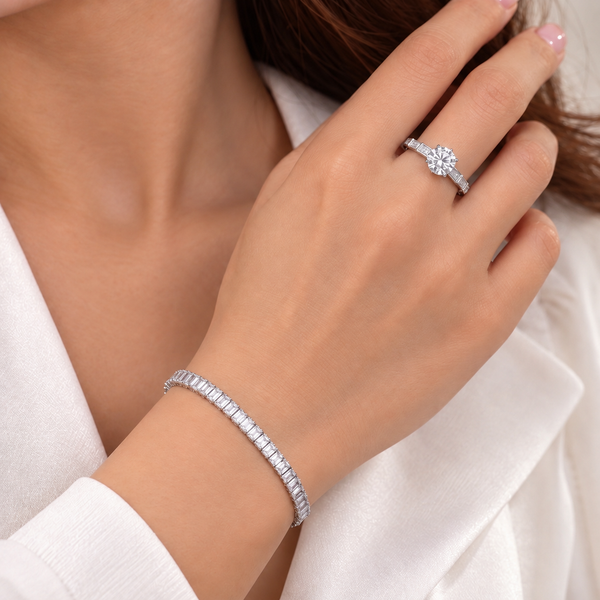 Loopy Tag Ring And Bracelet Set