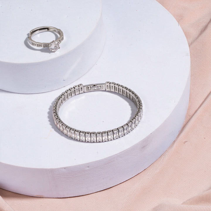 Loopy Tag Ring And Bracelet Set
