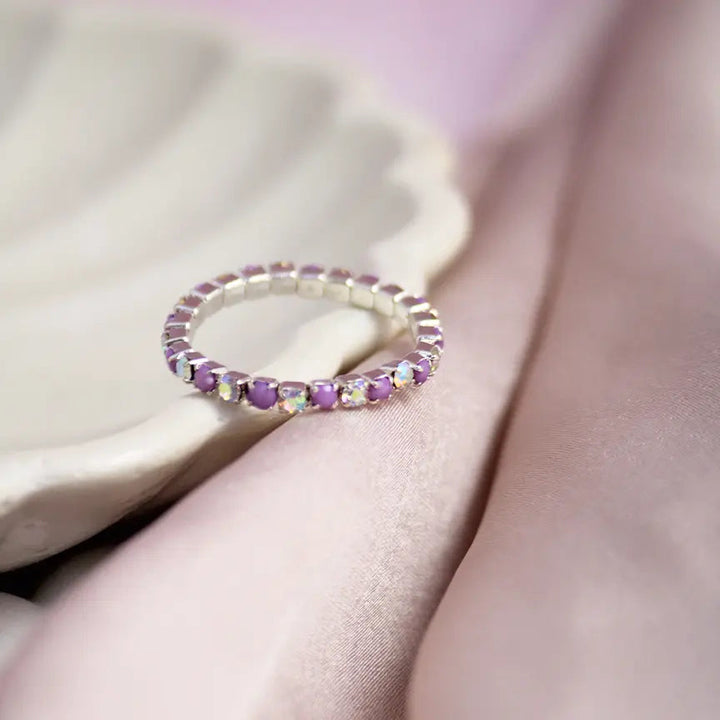 Vivacious Stones - Stretchable Ring (Set of 2) - Salty Accessories