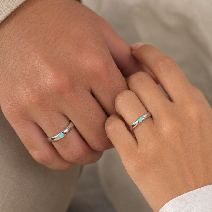 Glow in The Dark Couple Love Bands (Set of 2)