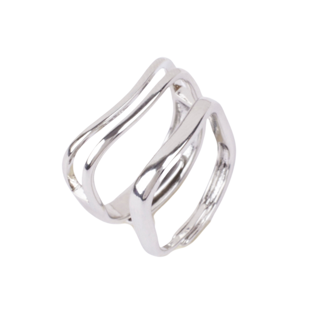 Pyma Silver Couple's Rings - Salty Accessories