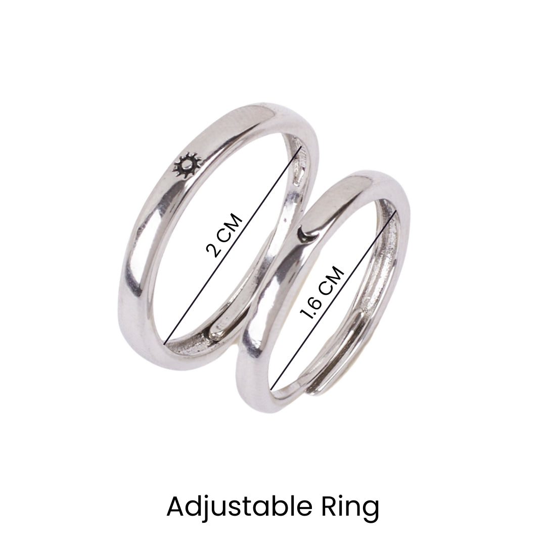 Mia Silver Couple's Rings Salty – Salty Accessories