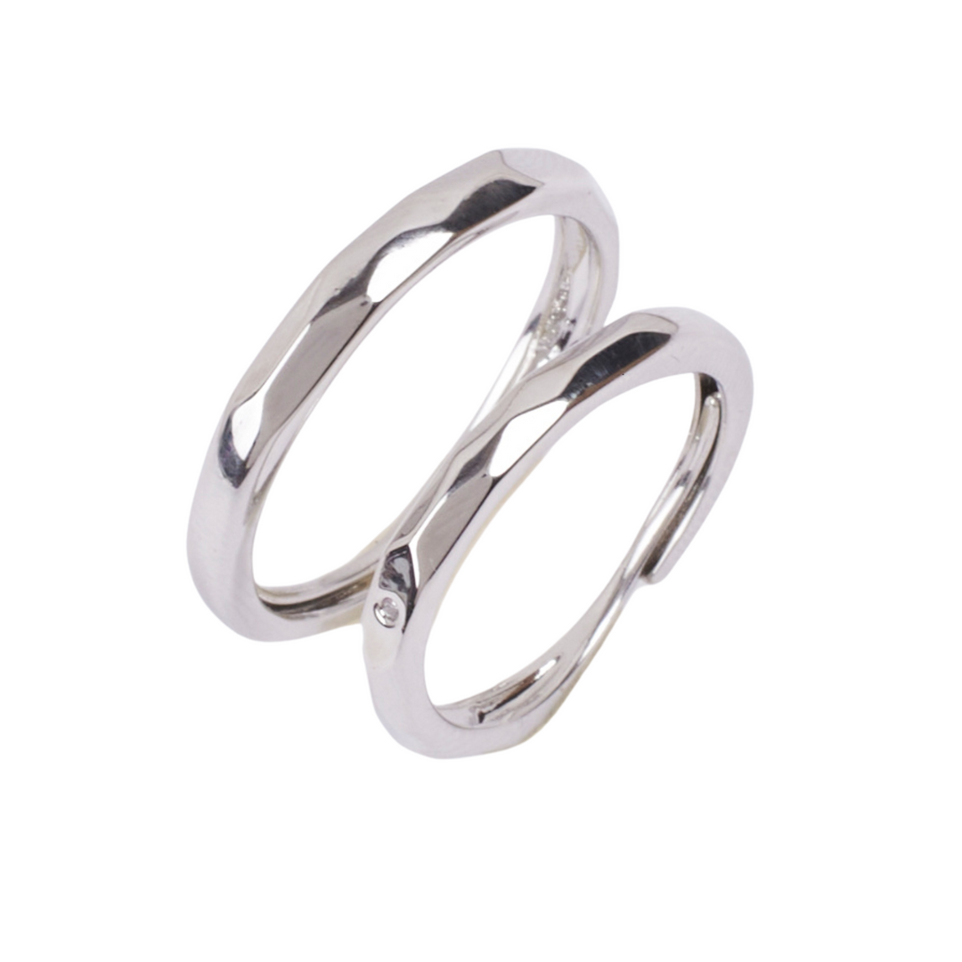 Sofie Silver Couple's Rings - Salty Accessories