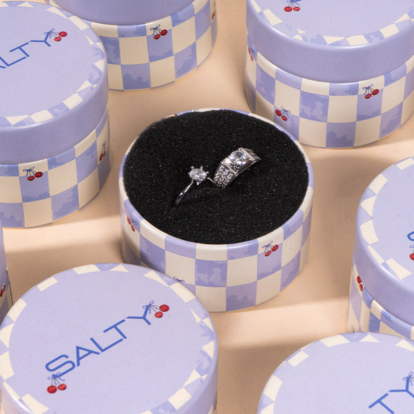 Unity Solitaire Couple ring