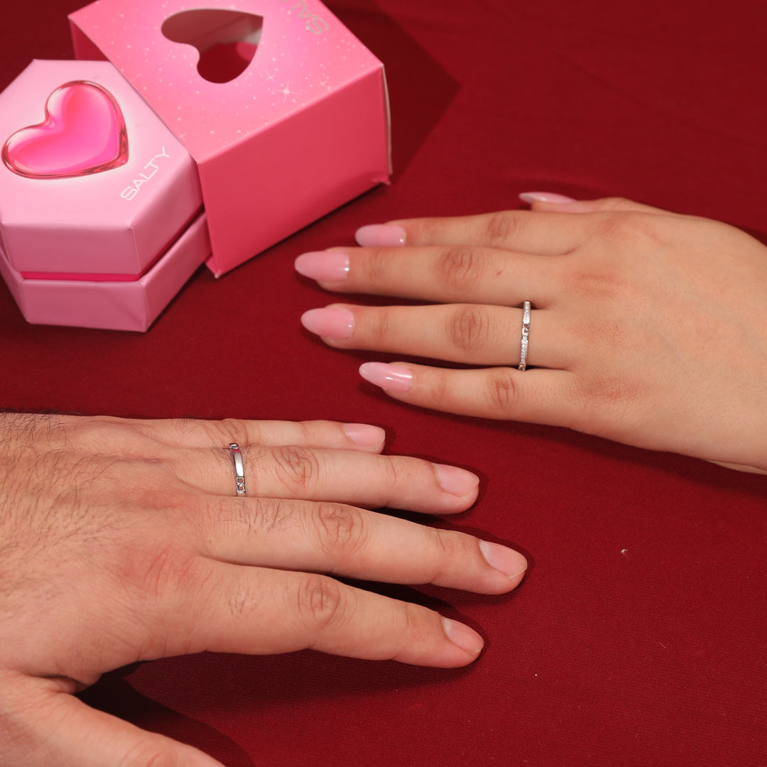Regal Radiance Stone Ring With Valentine Box