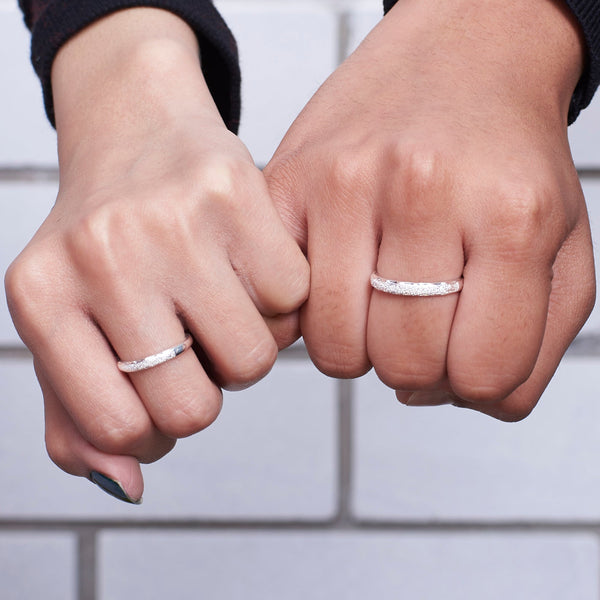 Soul Circle Shimmer Couple Ring