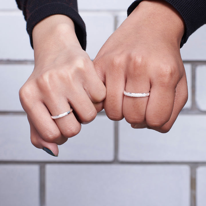 Soul Circle Shimmer Couple Ring