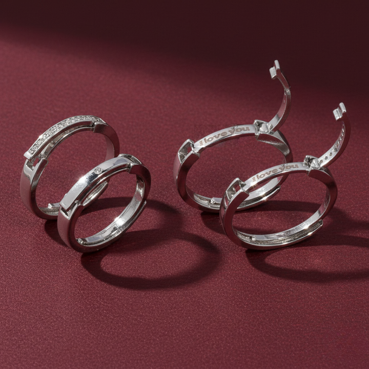 ILY Coded Couple Ring - Salty Accessories