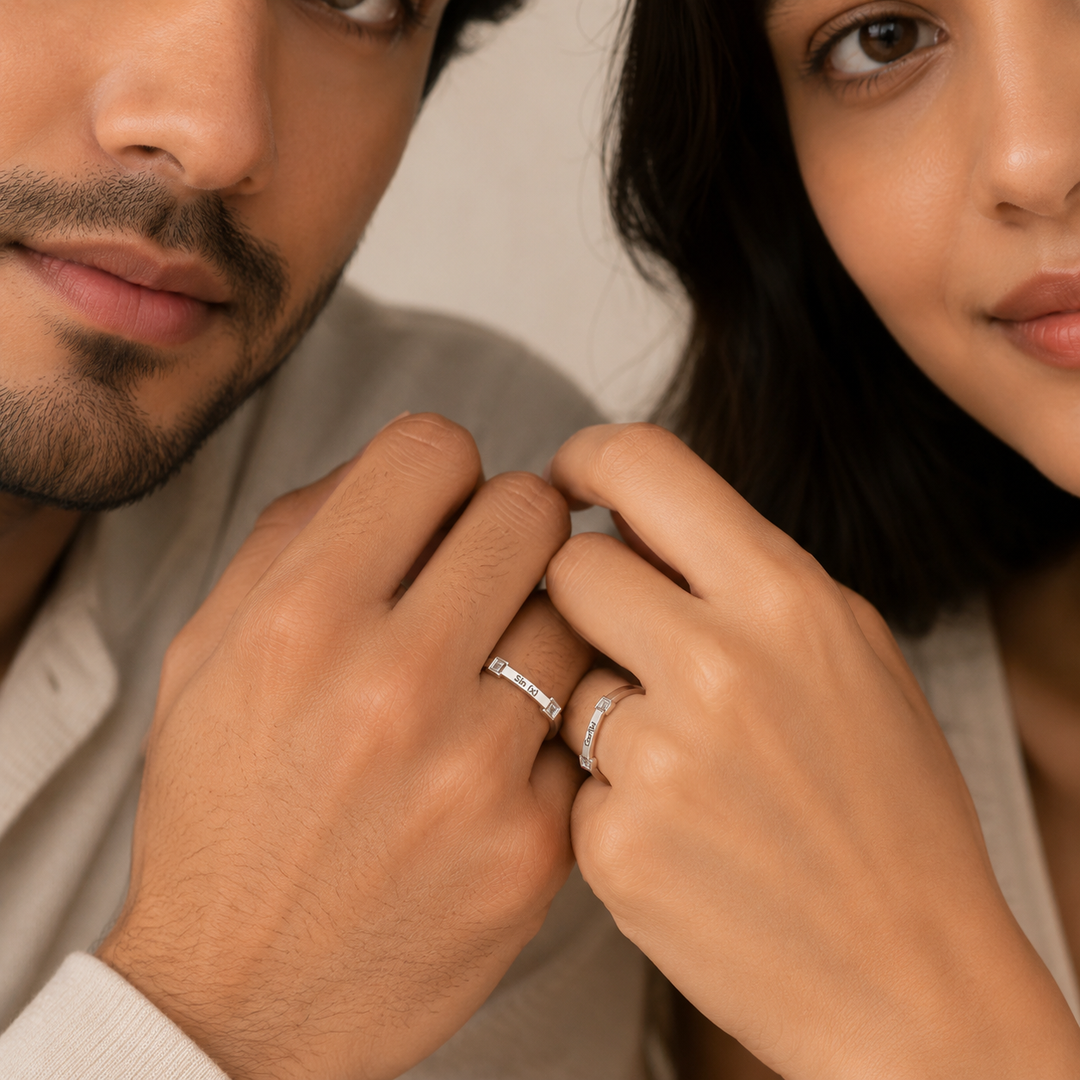 Taken Coded Couple Rings