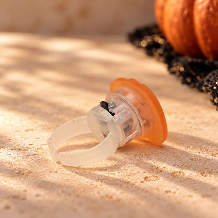 Grinny Pumpkin and Spooky Boo Ring Set