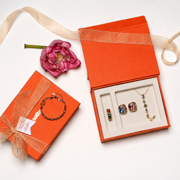 Luxury Signature Sparkle Rakhi Gift Box for Sister