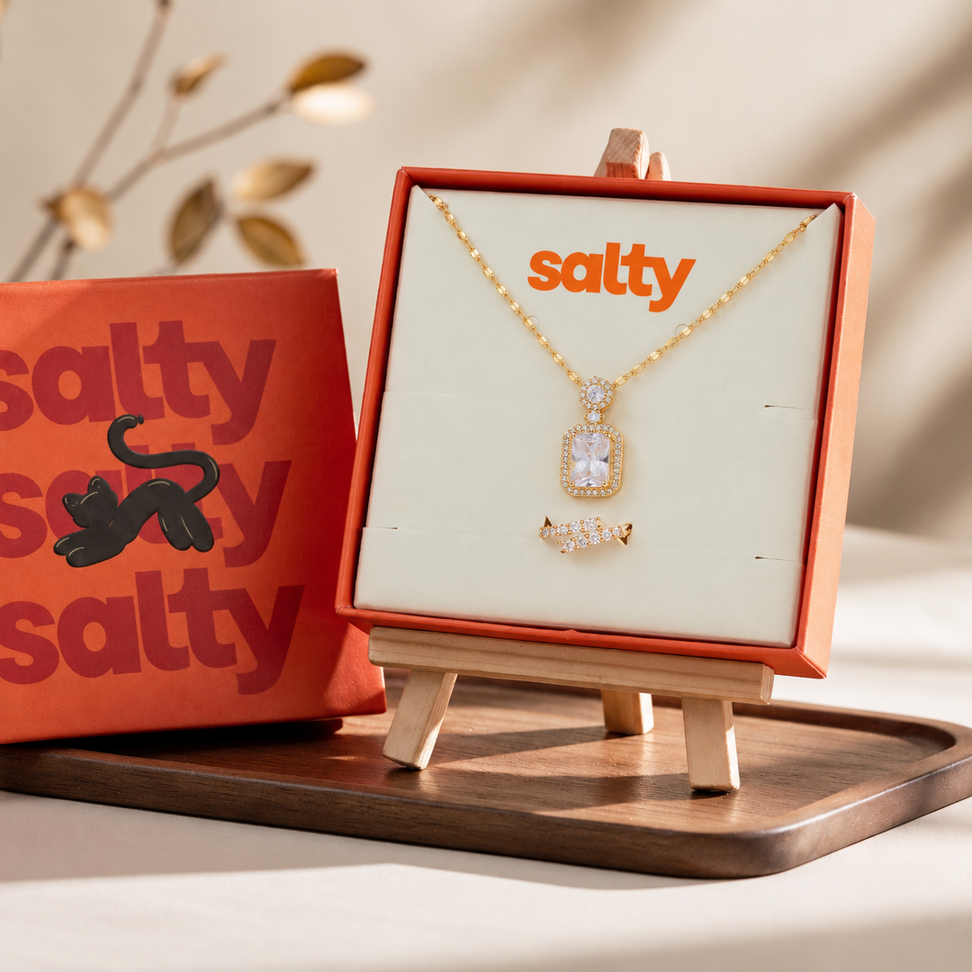 Ritzy Muse Ring And Necklace Set