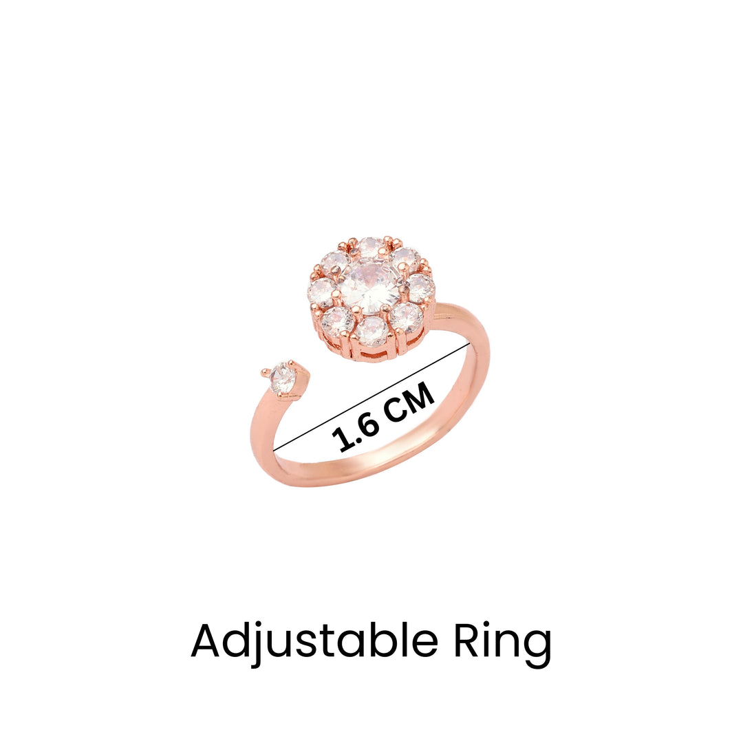 Rue Spinner Ring - Rose Gold