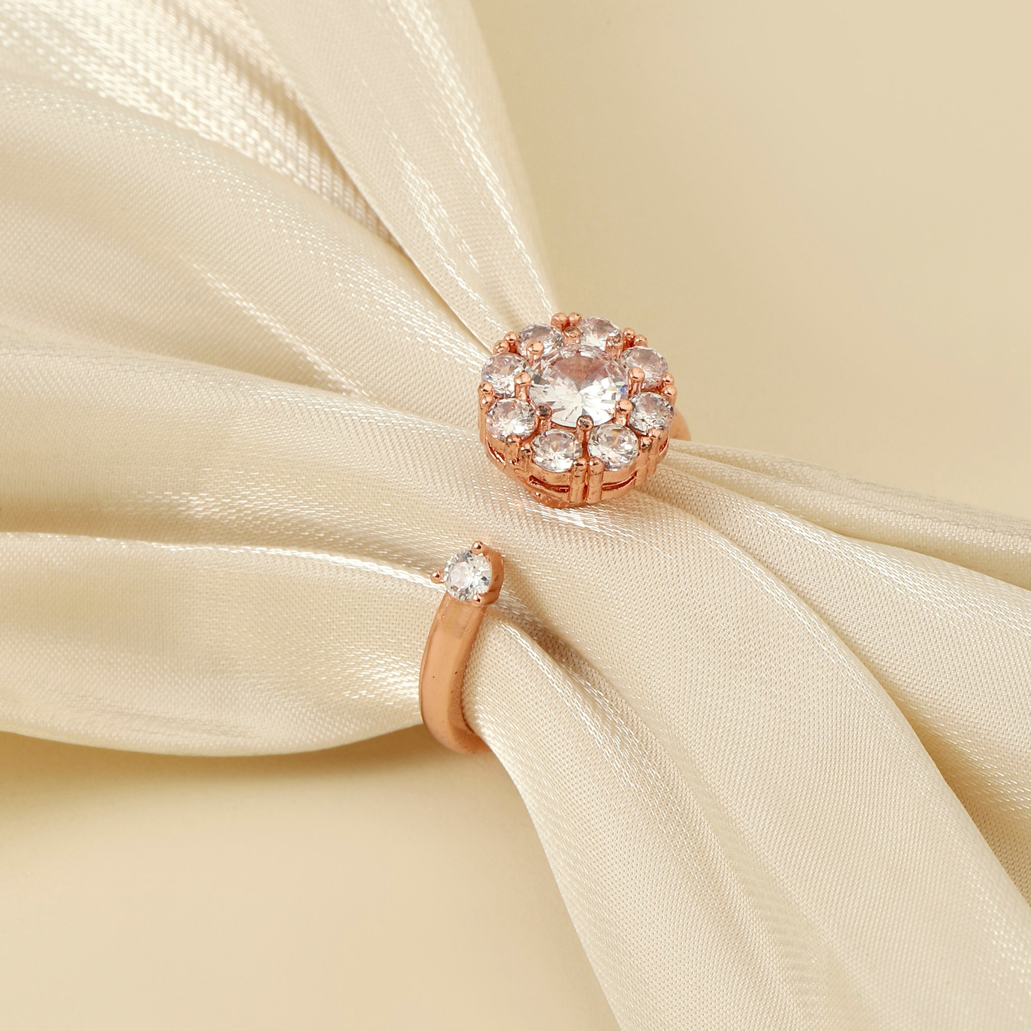 Rue Spinner Ring Rose Gold Salty Salty Accessories