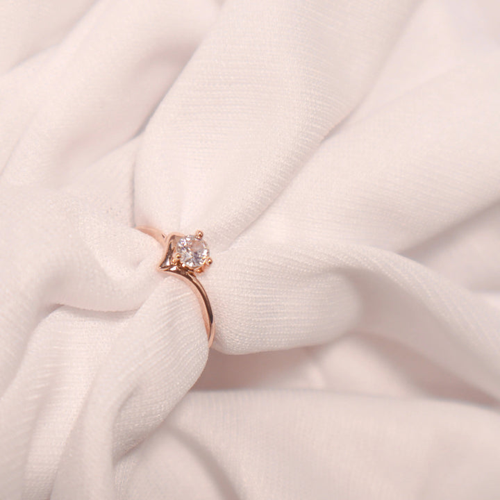 Ravishing gem rose-gold ring - Salty Accessories