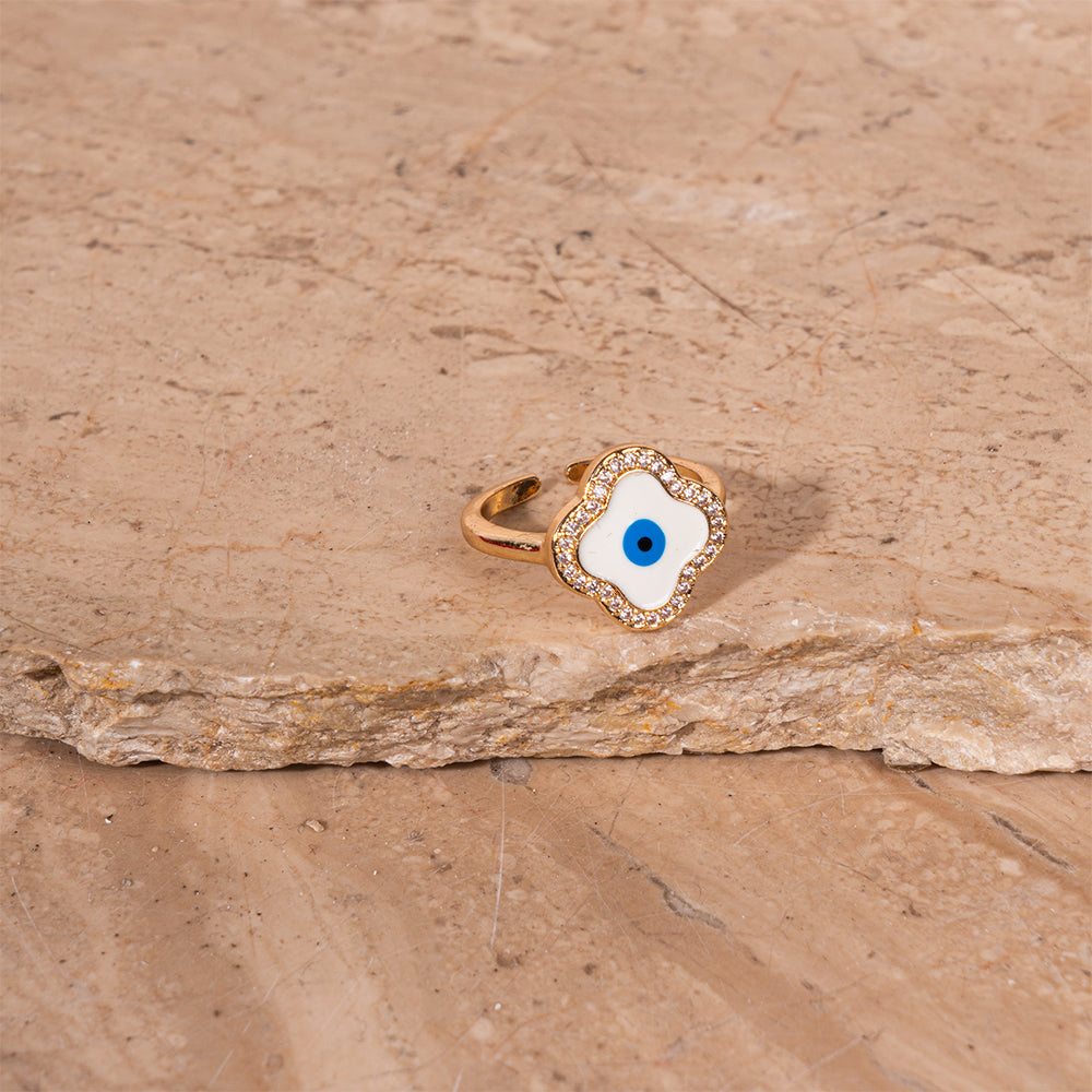Greek Evil Eye Ring