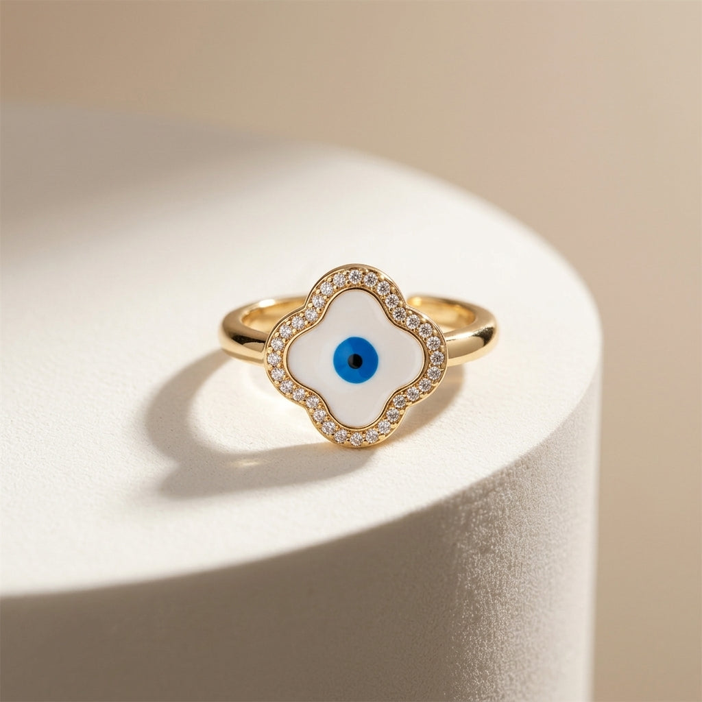 Greek Evil Eye Ring