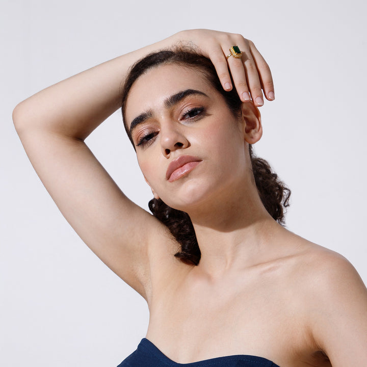 Artemisia Emerald Solitaire Ring