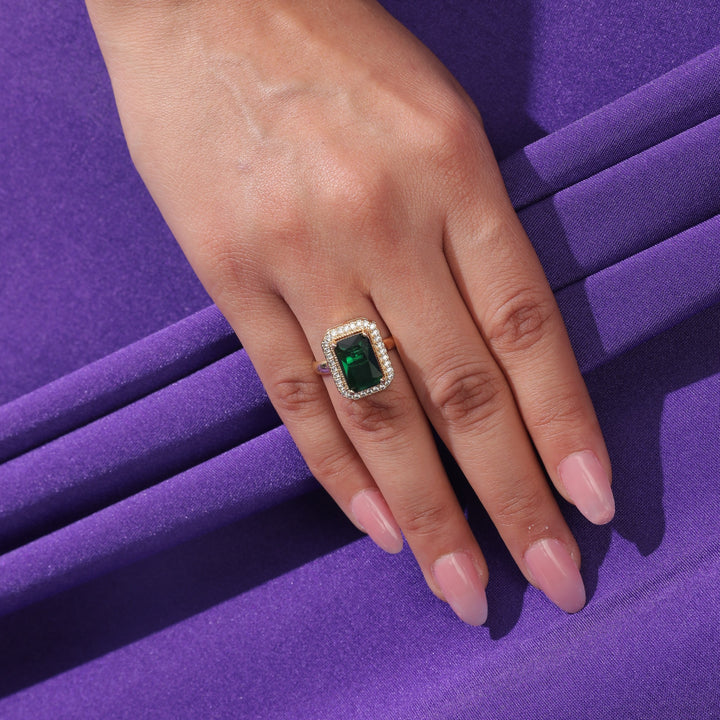 Artemisia Emerald Solitaire Ring