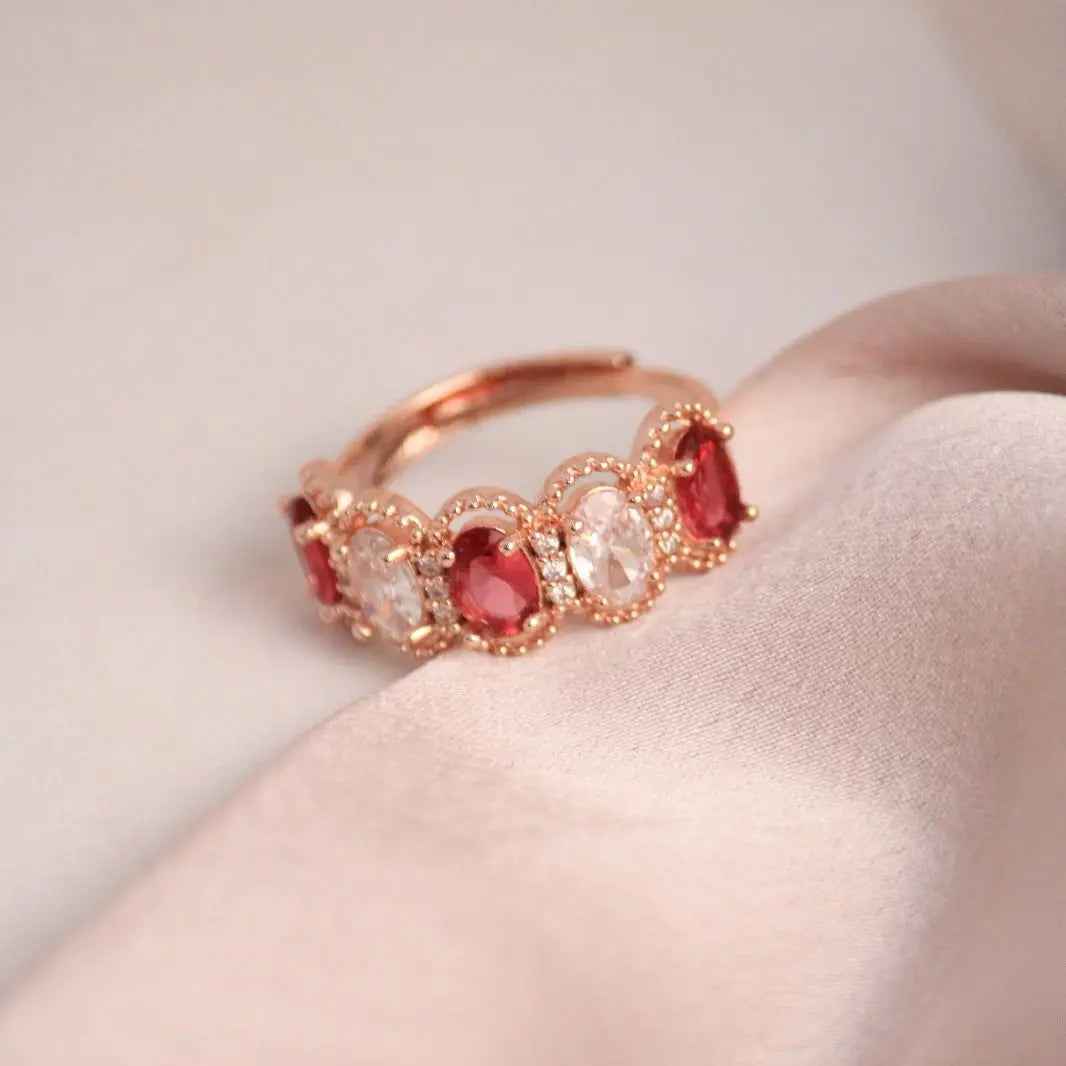 Scarlet Statement Ring