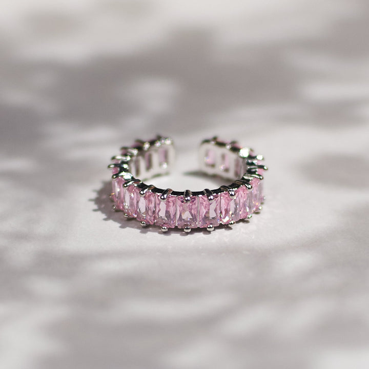 Rosy Tennis Ring - Salty Accessories