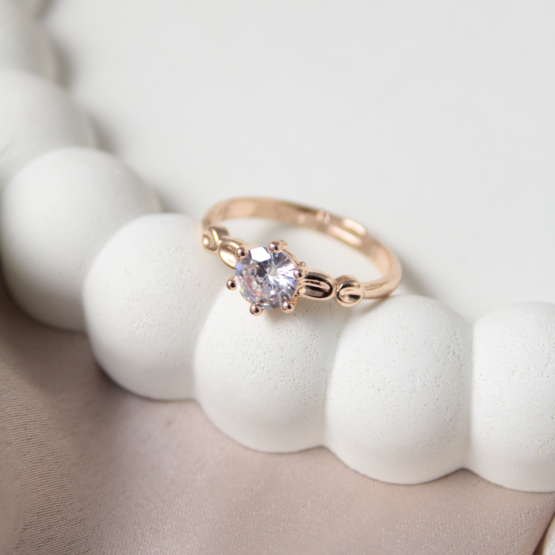 Lovey Diamond Promise Ring - Salty Accessories