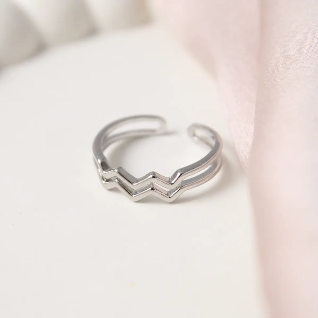 Wonder woman Silver Band - Salty Accessories