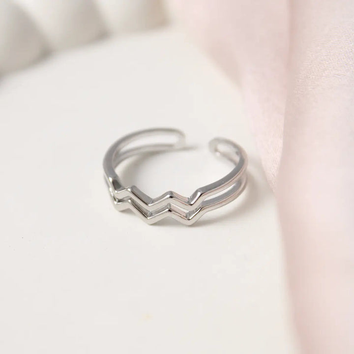 Wonder woman Silver Band - Salty Accessories