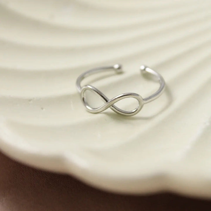 Infinity Love Silver Band - Salty Accessories