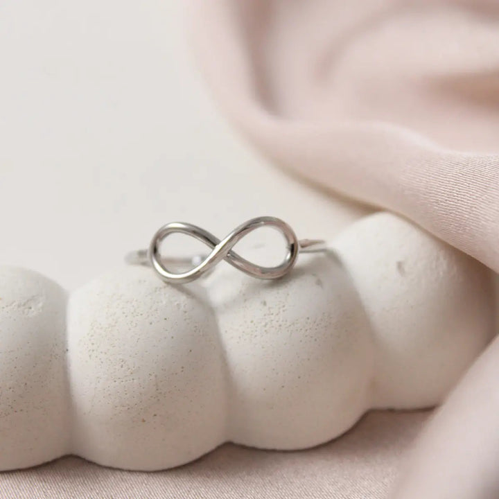 Infinity Love Silver Band - Salty Accessories