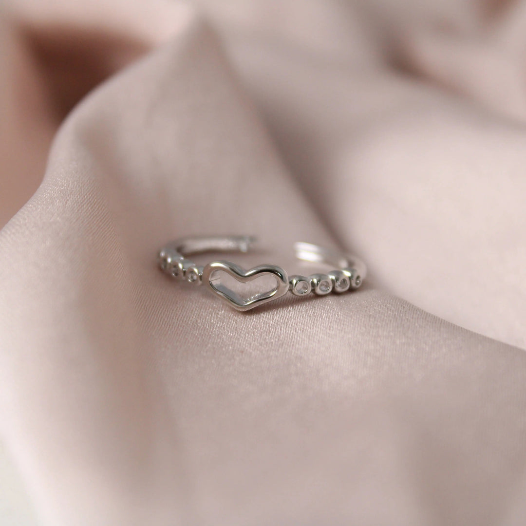 Daily Wear Heart Minimal Ring - Salty Accessories