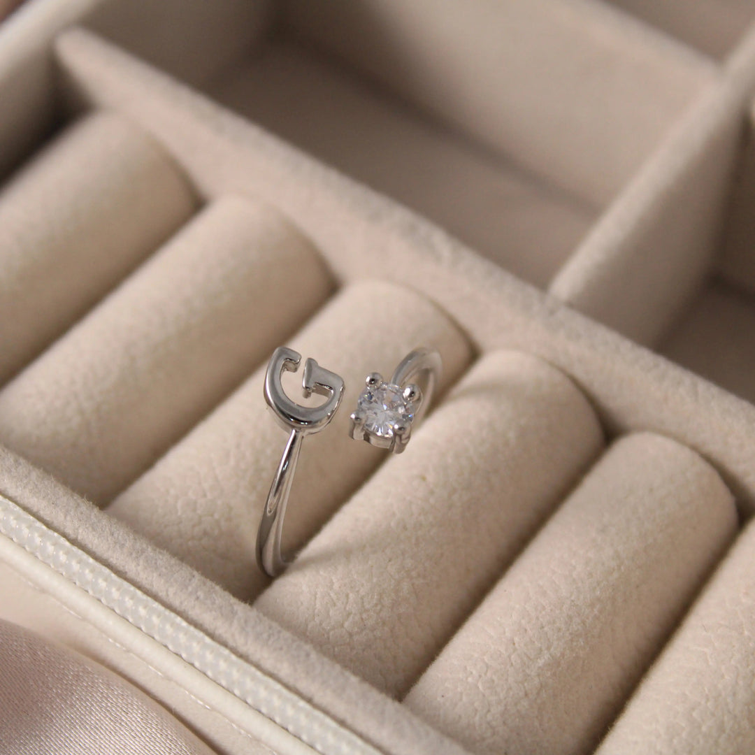 G Diamond Ring - Salty Accessories