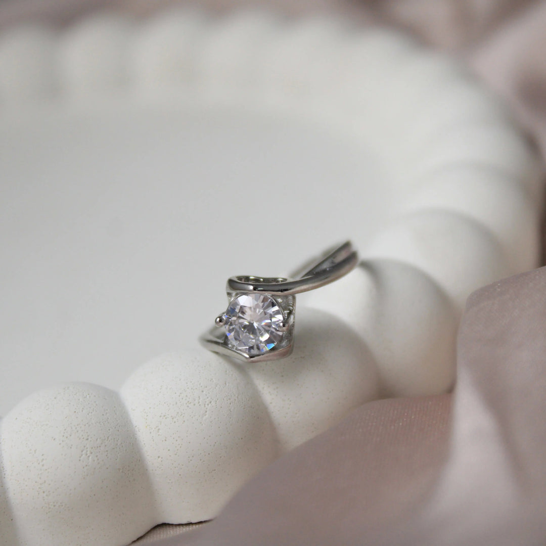 Curved Love Crystal Band - Salty Accessories
