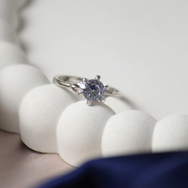 Dual Petal Silver Ring