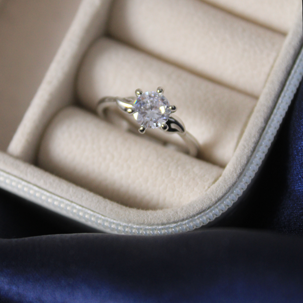 Dual Petal Silver Ring