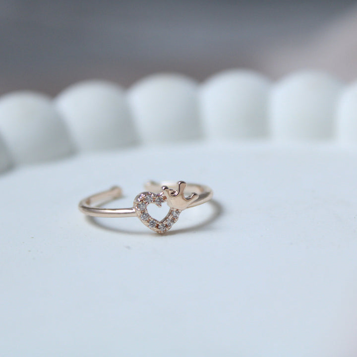Queen Of Hearts Golden Band - Salty Accessories