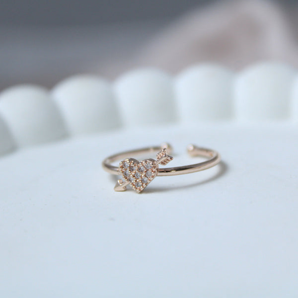 Infinity Bond Heart Ring