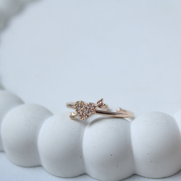 Infinity Bond Heart Ring