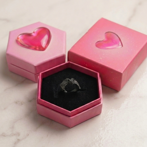 Spooky Bat Black Ring