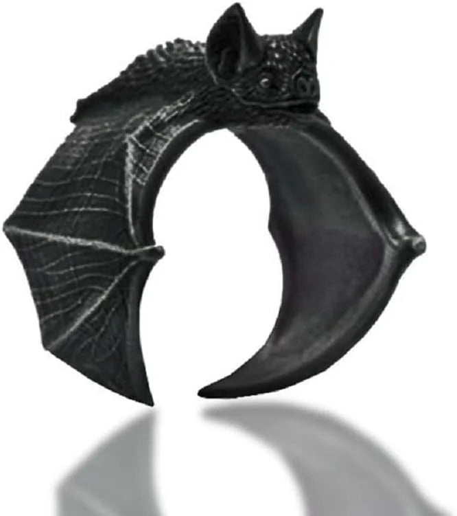 Spooky Bat Black Ring - Salty Accessories