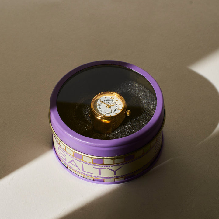 Girl Boss Salty Watch Ring - Gold